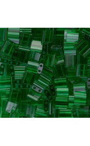 Miyuki tila 5x5mm beads - Transparent green TL-146